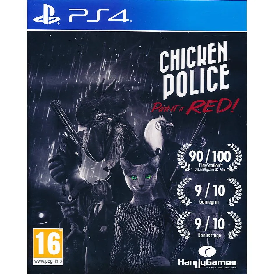 Chicken Police - Paint it RED! - Sony PlayStation 4 - Eventyr