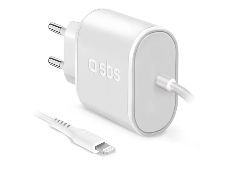 SBS 5W Travel Charger for iPhone iPad and iPod - White