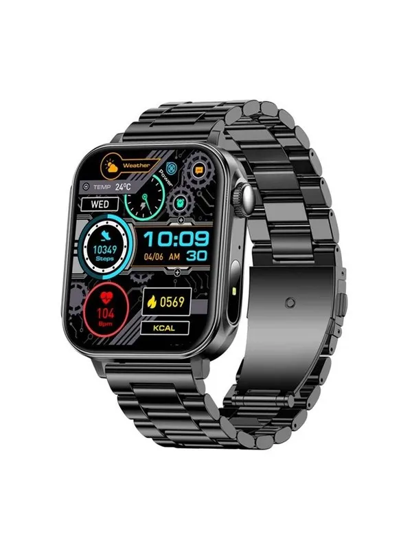 Colmi P80 Smartwatch - Steel Black