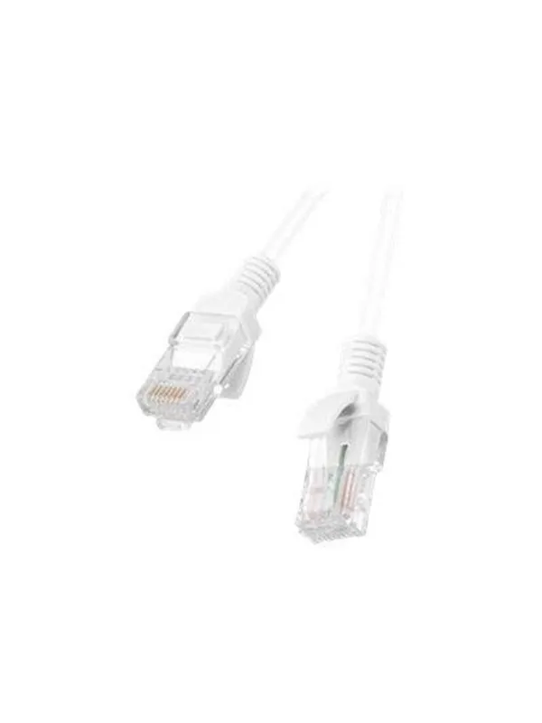 Lanberg patch cable - 3 m - white RAL 9010 - Hvit - 3m
