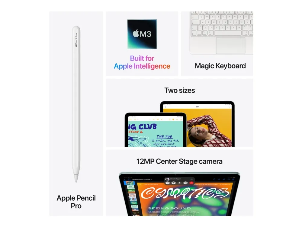 Apple iPad Air M3 11" Wi-Fi + Cellular 1TB - Space Grey