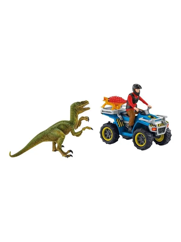 Schleich Flukt på friehjuling Velociraptor