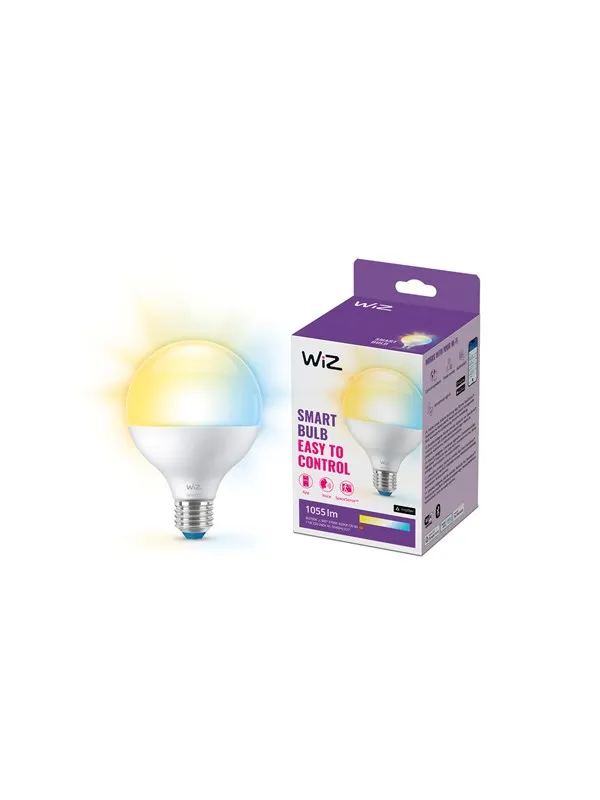 WiZ Tunable G95 E27 Smart Globe Bulb - Dimbar varm til kald hvit