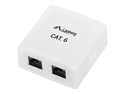 Lanberg OU6-0002-W - network surface mount box