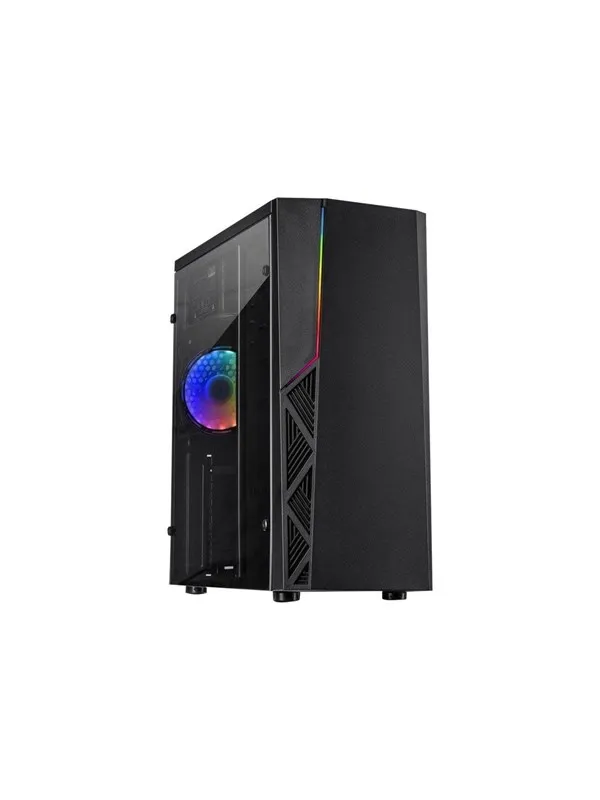 Inter-Tech B-02 - Kabinett - Tower - Svart
