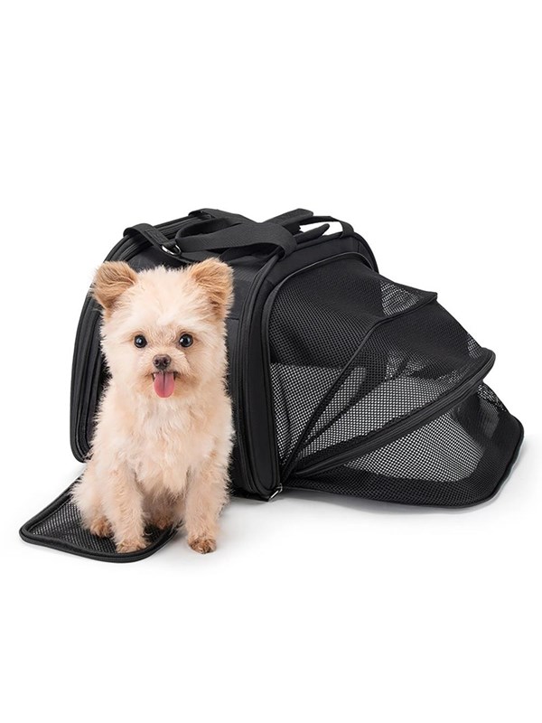 Rockbros 30140028001 transport bicycle bag for cats and dogs - black