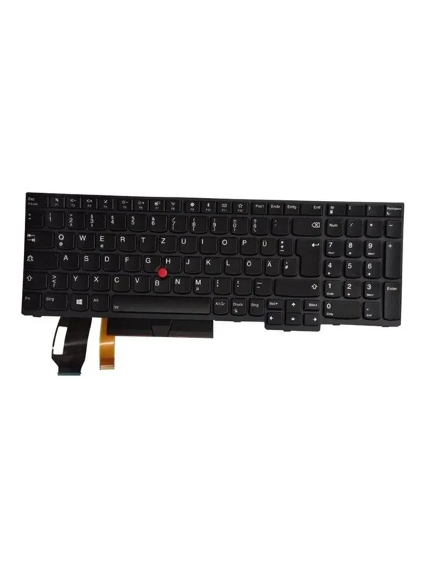 Lenovo Primax - Bærbart tastatur - til utskifting - Tysk - Svart