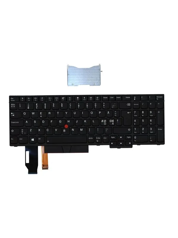 Lenovo Lite-On - Bærbart tastatur - til utskifting - Nordisk - Svart