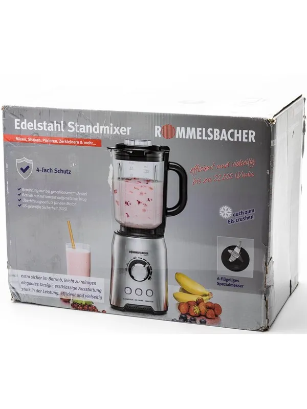 ROMMELSBACHER Mikser MX 1250 - blender - stainless steel - 1200 W