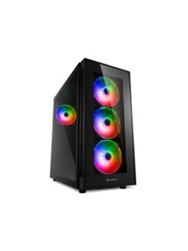 Sharkoon TG5 PRO RGB - Kabinett - Tower - Svart