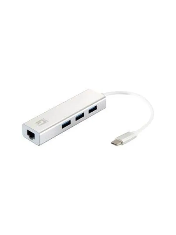 LevelOne USB-0504 - hub - 3 ports USB-hub - 3 porter - Hvit