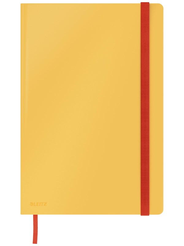 Leitz  Cosy Soft Touch stor notatbok Hardcover, ruter Varmgul
