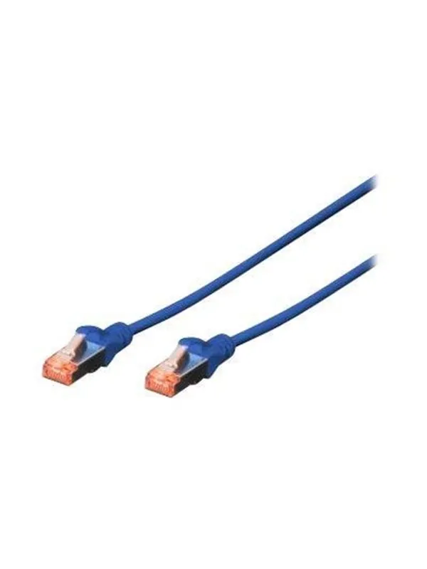 DIGITUS patch cable - 25 cm - blue RAL 5017 - 0.25m