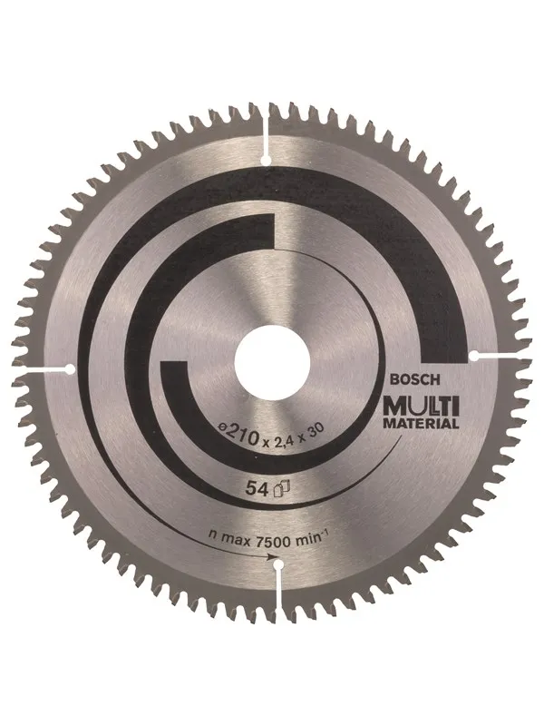 Bosch Sirkelsagblad Multi Material 210 x 30 x 2,5 mm; 80