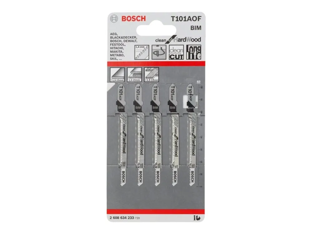 Bosch Stikksagblad T 101 AOF Clean for Hard Wood