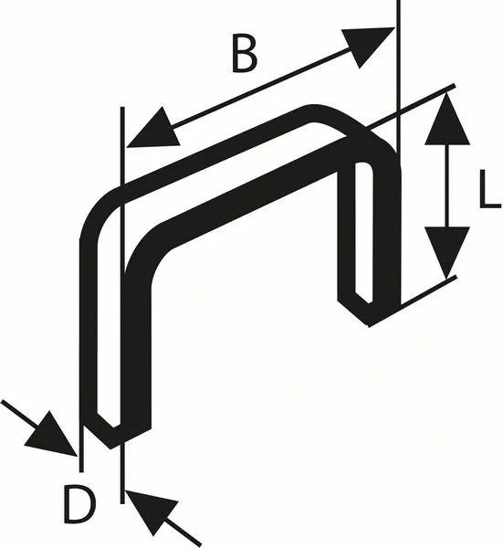 Bosch Fintrådstift type 53 Type 53, L= 6 mm