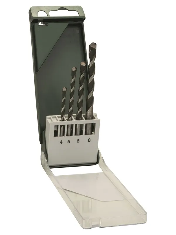 Bosch 4-delers universalborsett 4,0 mm x 75 mm; 5,0 mm x 85 mm; 6,0 mm x 100 mm; 8,0 mm x 120 mm