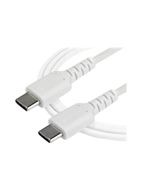 StarTech.com 2 m / 6.6 ft. USB C Cable - White - Aramid Fiber - USB-C cable - 2 m