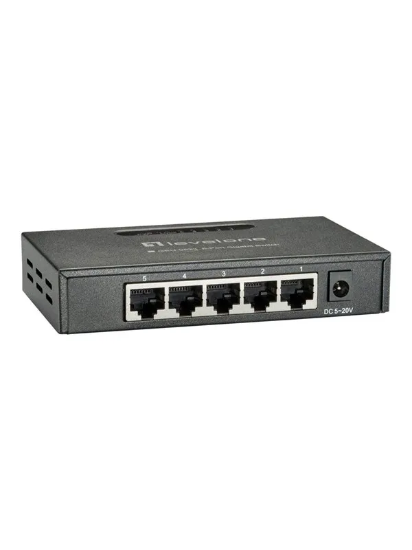 LevelOne Switch  5x GE GEU-0523