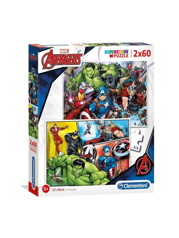 Clementoni Puzzle The Avengers 2x60st.