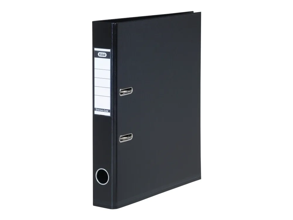 ELBA  Strong-Line Brevordner Sort A4 5 Cm