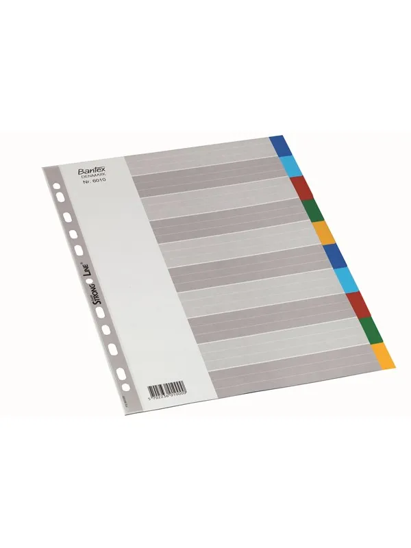 Bantex  Strong-Line-Fanekort A4 10 Delt