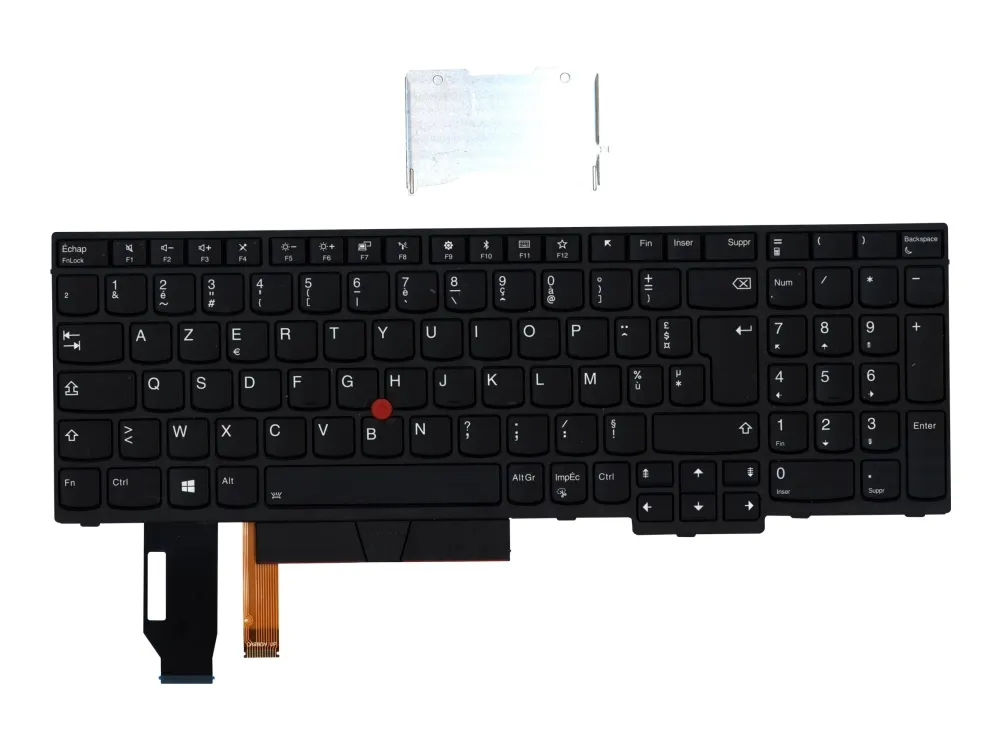 Lenovo Lite-On - Bærbart tastatur - til utskifting - Fransk - Svart