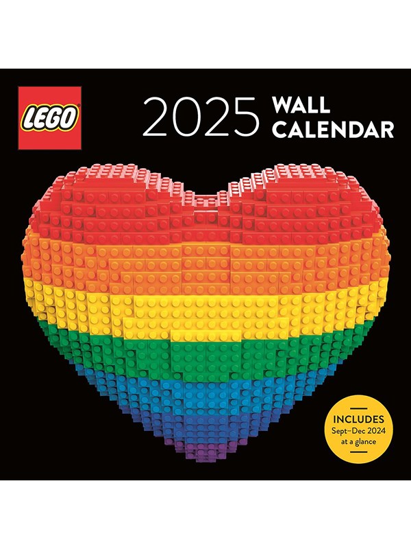 Euromic LEGO®Wall Calendar 2025 - Rainbow Heart