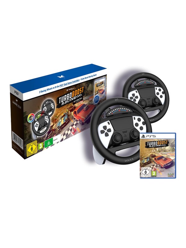 MAXX TECH Turbo Boost Racing Kit - Wireless Wheel - Sony PlayStation 5
