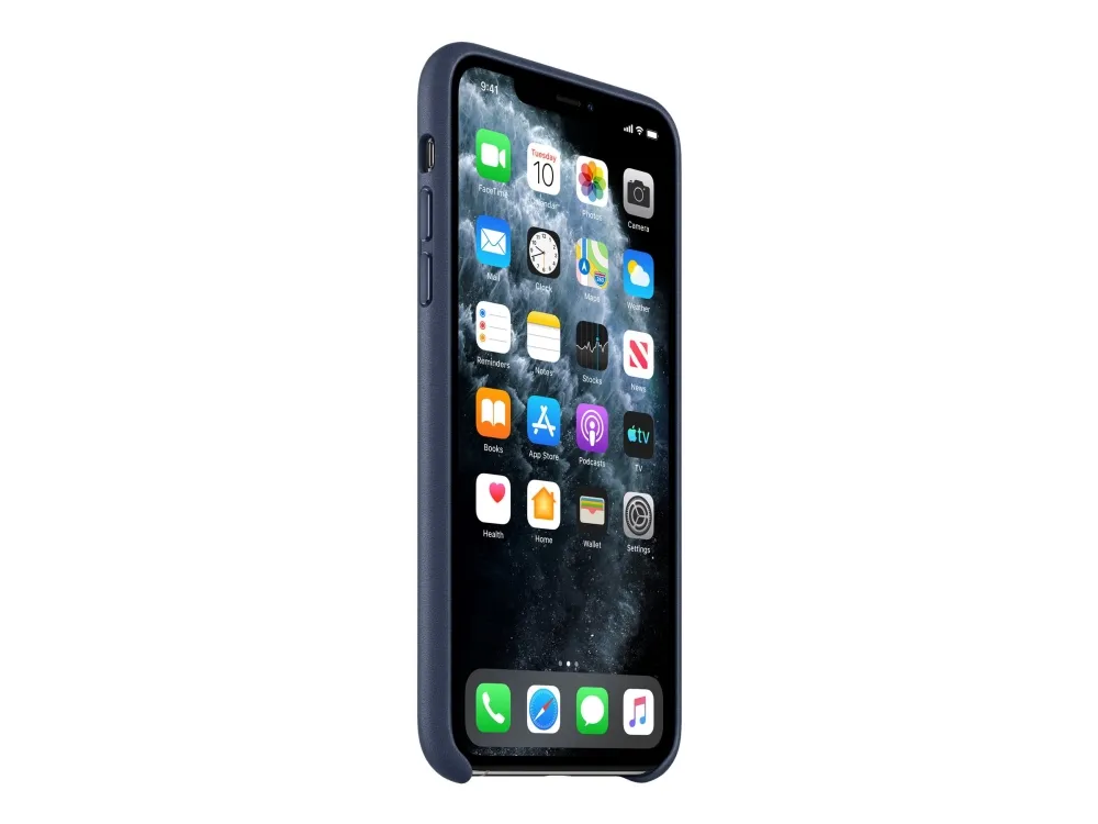 Apple iPhone 11 Pro Max Leather Case - Blue