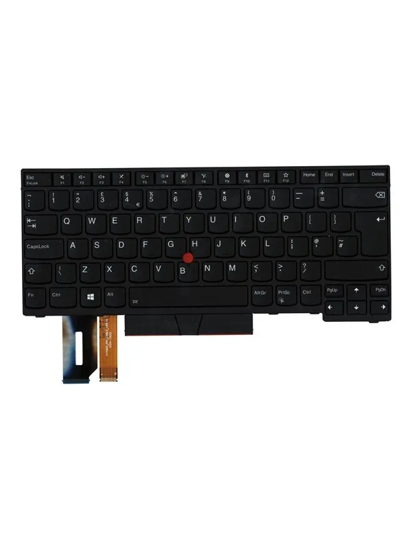 Lenovo Sunrex V170820DK1 - Bærbart tastatur - til utskifting - Engelsk (Storbritannia) - Svart