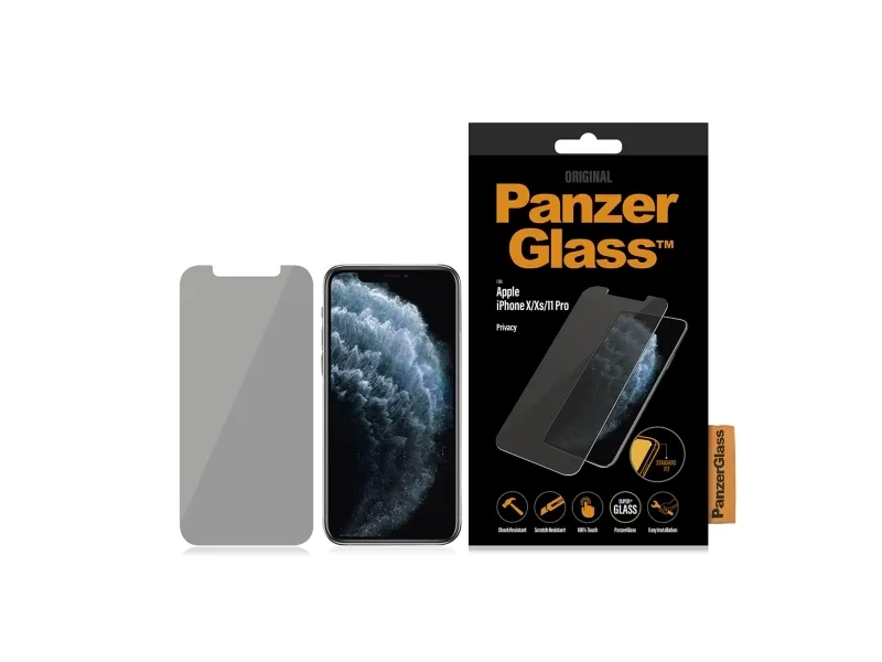 PanzerGlass Privacy Screen Protector Apple iPhone 11 Pro | Xs | X | Standard Fit