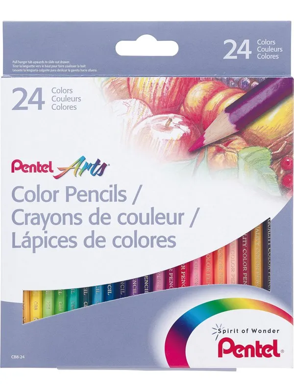 Pentel CB8-24U Color Pencils 24 pcs.