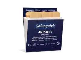 Cederroth Salvequick Band Aid plastic plasters 2 sizes - refill