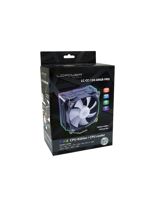 LC Power LC-CC-120-ARGB-PRO processor cooler - CPU Luftkjøler