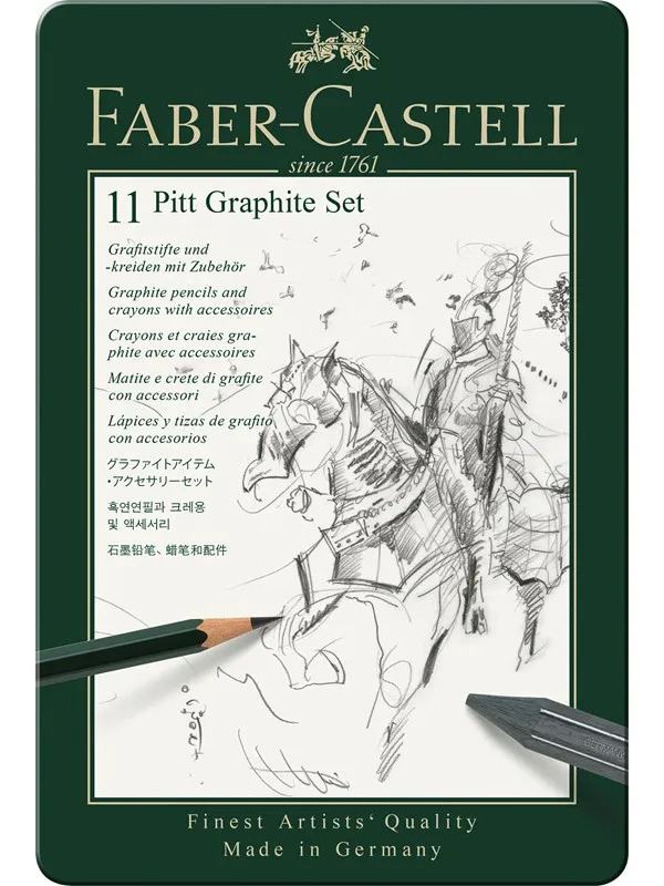 Faber-Castell Set Pitt Graphite tin small