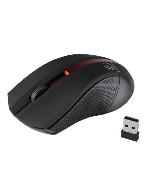 Rebeltec Galaxy - mouse - 2.4 GHz - red - Mus - Optisk - 3 knapper - Rød
