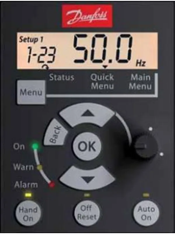 Danfoss Control panel with potentiometer