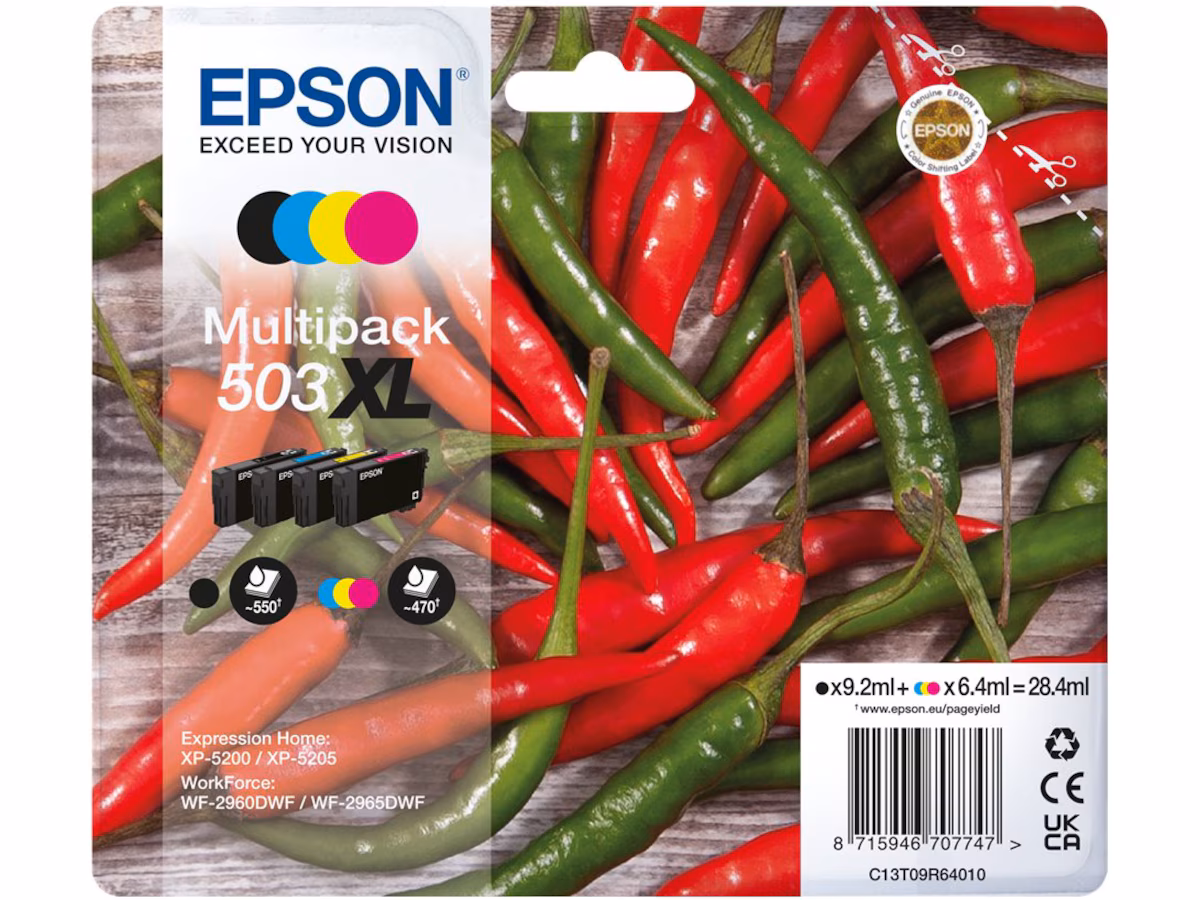 Epson blekk 503 XL multipack