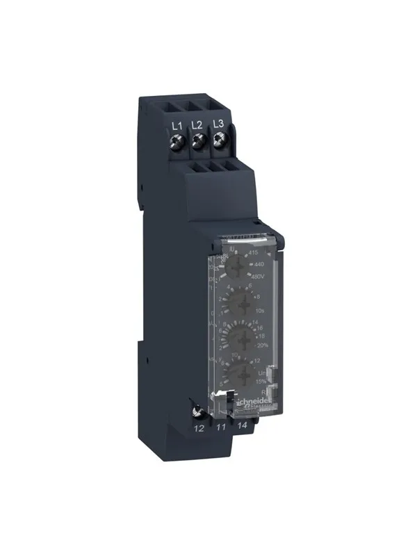 Schneider Electric Zelio control relay for undervoltage or overvoltage detectio