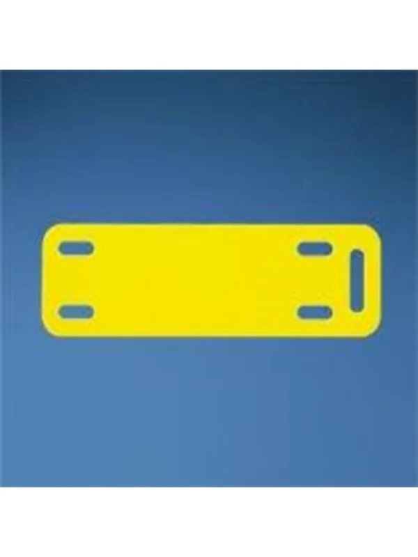 PANDUIT Thermal transfer marker plate.12.70x76.20mm yellow