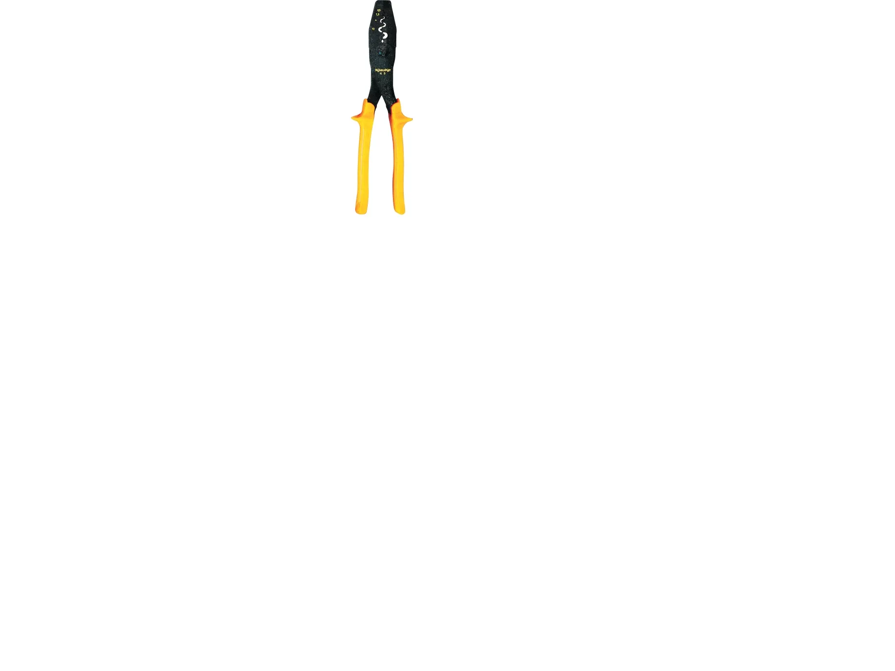 Klauke K 3 crimping tool for cable end-sleeves 0.5 - 16 mm2
