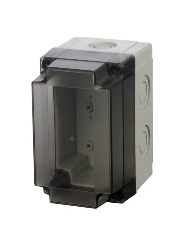 FIBOX Enclosure pc metric smoked transparent cover pcm 100/125 t