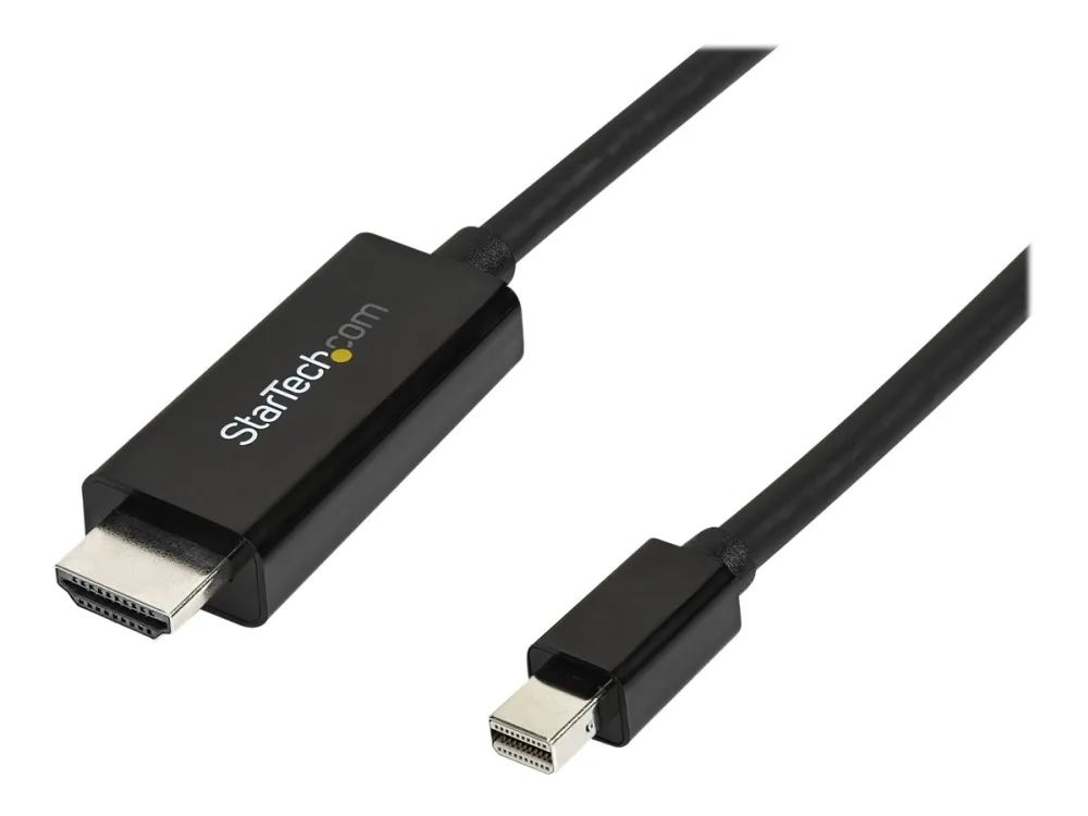 StarTech.com Mini DisplayPort to HDMI Adapter Cable - 3 m (10 ft) - 4K 30Hz - video cable - DisplayPort / HDMI - 3 m