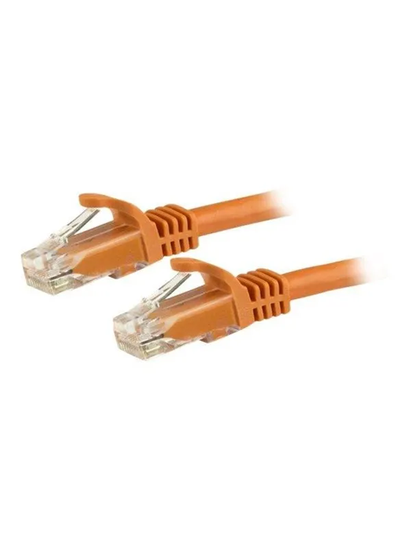 StarTech.com Gigabit Snagless RJ45 UTP Cat6 Patch Cable Cord - patch cable - 3 m - orange - Oransje - 3m