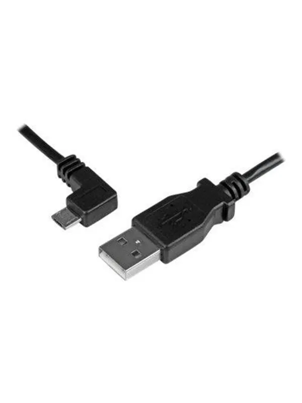 StarTech.com USB A to Left Angle Micro-USB Charge Sync Cable M/M 24AWG - USB cable - 2 m