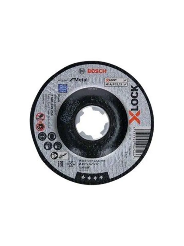 Bosch X-LOCK Expert for Metal, 115 x 2,5 x 22,23, senket skjæring A 30 S BF, 115 mm, 2,5 mm
