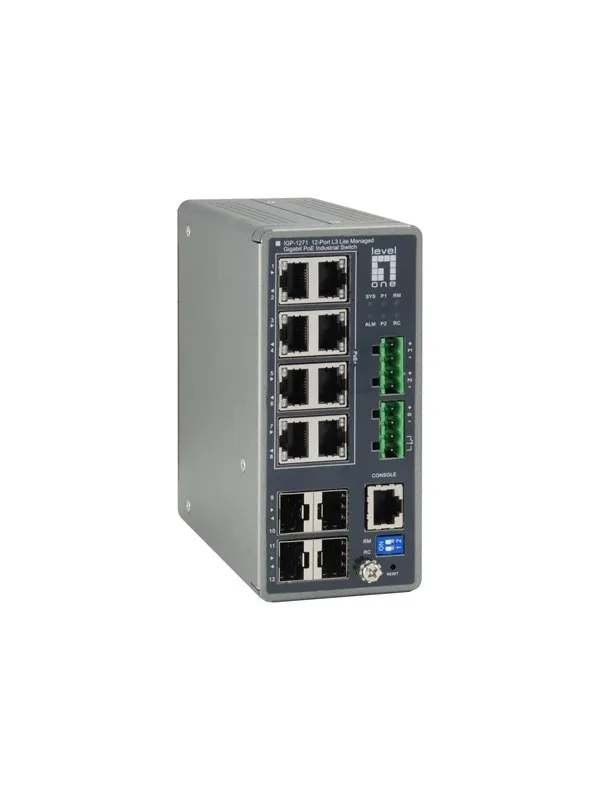 LevelOne IGP-1271 - switch - 12 ports - Managed