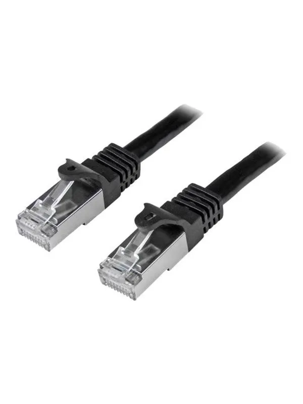 StarTech.com 1m Black Cat6 / Cat 6 Shielded (SFTP) Patch Cable 1 m - patch cable - 1 m - black - Svart - 1m