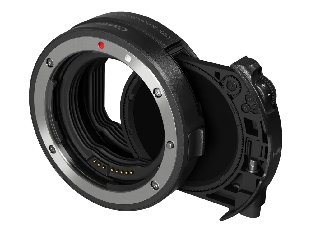 Canon Drop-in Filter Mount Adapter EF-EOS R with Drop-in Variable ND Filter A
